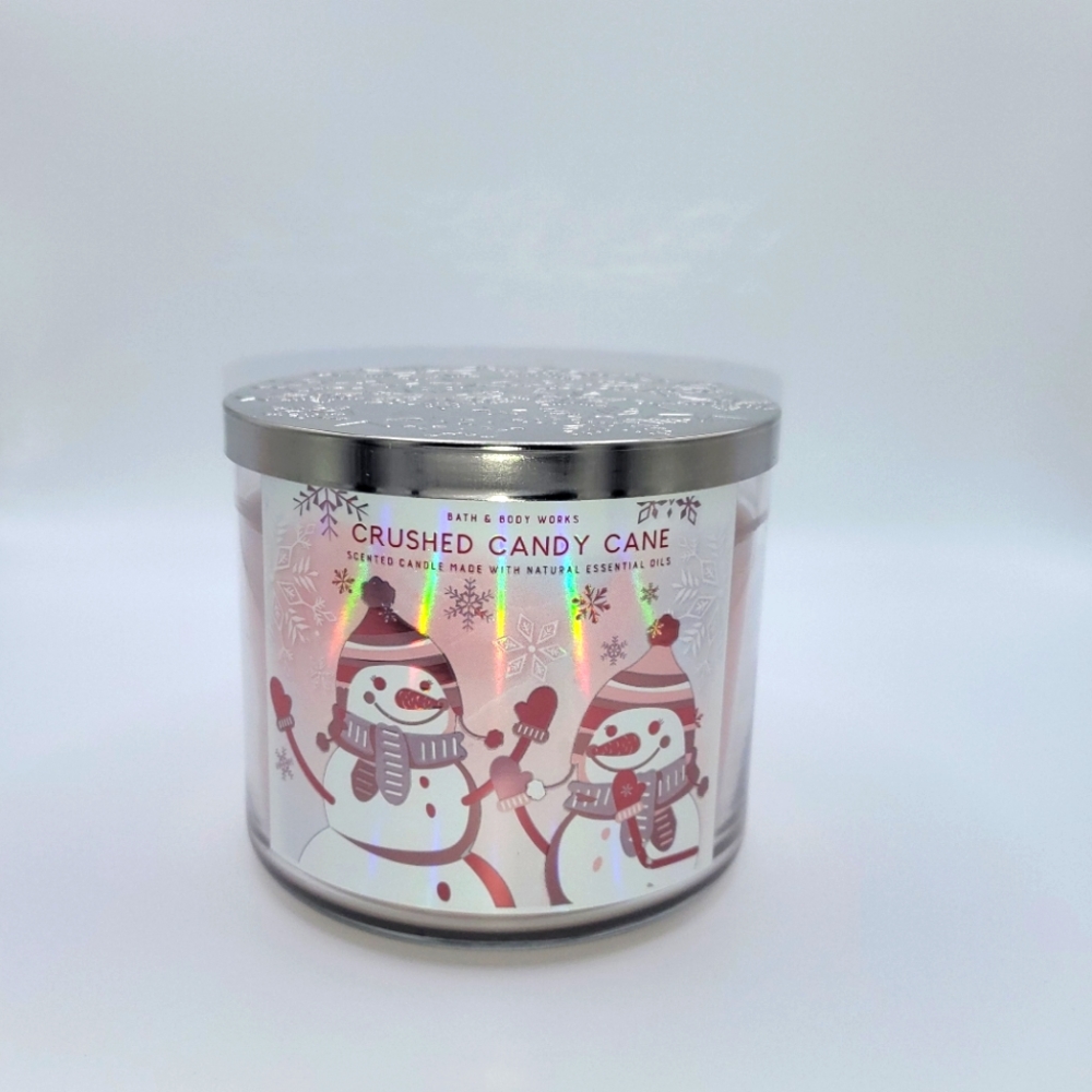 Bath and Body Works Crushed Candy Cane 3-Wick Candle
